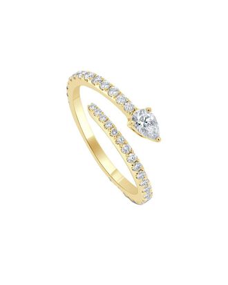 Sabrina Designs 14K 0.77 Ct. Tw. Diamond Cross Over Ring