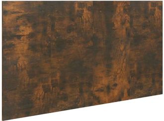vidaXL Cabecero cama madera contrachapada roble ahumado 160x1,5x80 cm Vidaxl
