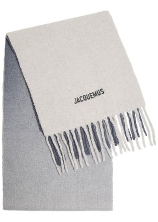 Jacquemus Le Moisson Dégradé Alpaca-blend Scarf - Grey - One Size