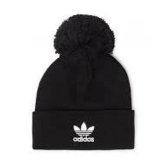adidas Adicolor Bobble Beanie Black White ED8719