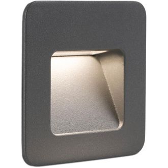 Faro Barcelona Nase Empotrable De Pared Gris Oscuro 70398