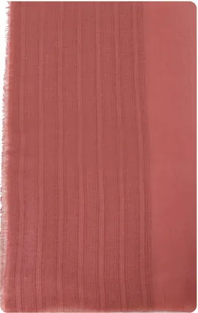 Faliero Sarti Red Clizia Lurex Threads Modal-Blend Scarf