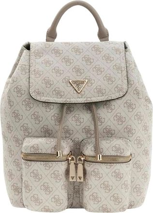 Guess Manhattan II Flap Rugzak - Dames - Rugzakken - Beige - ONE Size - Tassen