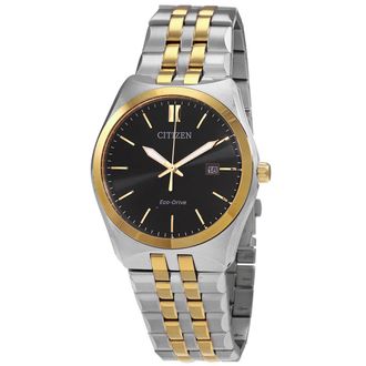Citizen Corso Black Dial Two-tone Mens Watch BM7334-58E