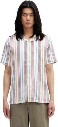 Barbour Waterbay Gestreepte Shirt - Heren - Korte mouwen Overhemden - Veelkleurig - M - Katoen - Overhemden