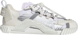 Dolce & Gabbana White Lace Up Low Top NS1 Sneakers Mens Shoes (Pre-Owned)