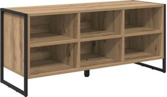 vidaXL Armario Para Zapatos Roble Artesanal 60 X 35 X 44 Cm Vidaxl