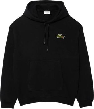 Lacoste Hoodies & sweatvesten, Heren, Zwart, S, Felpa
