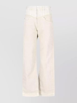 Isabel Marant cotton straight-leg jeans
