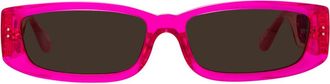 Linda Farrow TALITA LFL1419 C7 Womens Sunglasses Pink Size 59