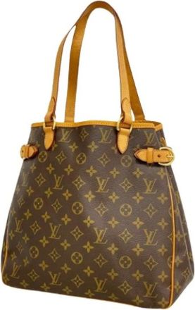 Louis Vuitton Pre-owned Tote Bags, female, Brown, Size: ONE SIZE Pre-owned Batignolles Vertical Tote