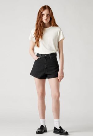 Levi's Pantalones cortos Mom de tiro alto - Mujer - 23 - Negro / Wonderful