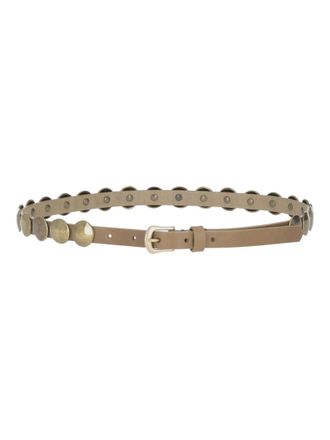 Golden Goose Golden Studded Buckle Belt