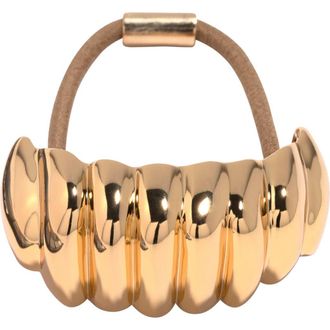 Jennifer Behr Cornetto Ponytail Wrap in Gold at Nordstrom