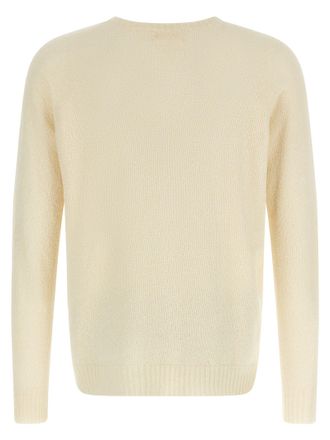 Maryya Spongy Cotton Blend Sweater - Cream
