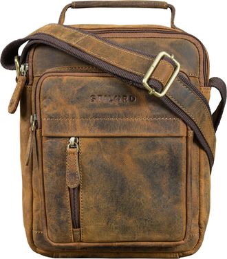 STILORD Ruben Mens Leather Crossbody Bag Small Shoulder Bag Vintage Messenger Bag Genuine Leather for Everyday Work Travel Office Tablet 10.9 Inch Colour:cala