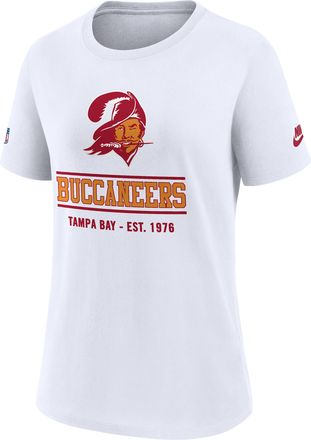 Nike Tampa Bay Buccaneers Sideline Alt Nike Womens Dri-FIT NFL T-Shirt in White | 03KQ10AQ8B-TC1