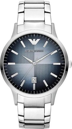 Emporio Armani Accessoires, Heren, Grijs, ONE Size, Renato Horloge