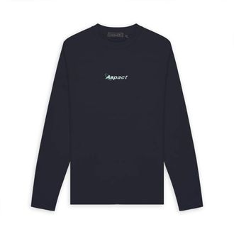 Aspact Ember LS Tee - - Tops - Uomo - Blu - S