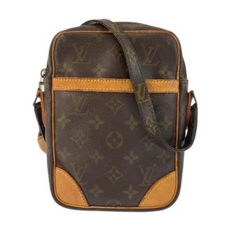 Louis Vuitton Pre-owned Monogram Danube Shoulder Bag - unisex - Louis Vuitton Vintage - Vintage Cross Body Bags - Brown - ONE SIZE - Pre-owned
