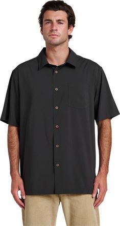 Quiksilver Chaser WM SS Short Sleeve Shirt in Phantom at Nordstrom, Size Xx-Large