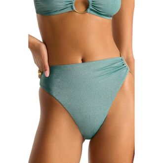 Vitamin A Lolita Ring Bikini Bottoms in Aqq at Nordstrom Rack, Size X-Small