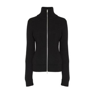 Maison Margiela Truien & Vesten, Dames, Zwart, M, Wol, Luxe Nero Sweater Aw 25