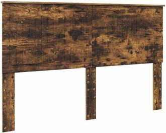 vidaXL Headboard with Headboard Smoked Oak 160 cm Engineered wood vidaXL