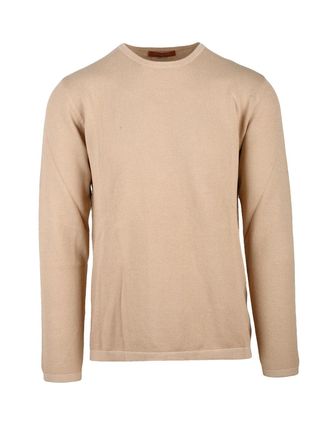 Daniele Fiesoli Beige Soft Cotton Sweater