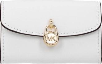 Michael Kors Accessoires, Dames, Wit, ONE Size, Leer, Lyra Coin Purse