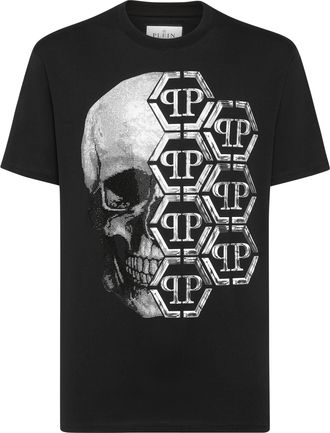 Philipp Plein T-Shirt Ronde Hals Hexagon