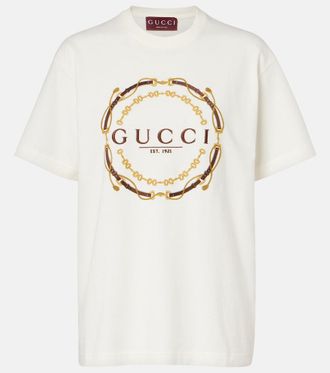 Gucci Logo cotton jersey T-shirt