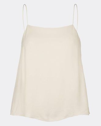 Sams&oslash;e & Sams&oslash;e Samsoe & Womens Gizem Top in Ivory viscose - Size X-Small
