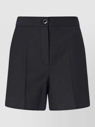 Pinko knee length midi shorts pleated design