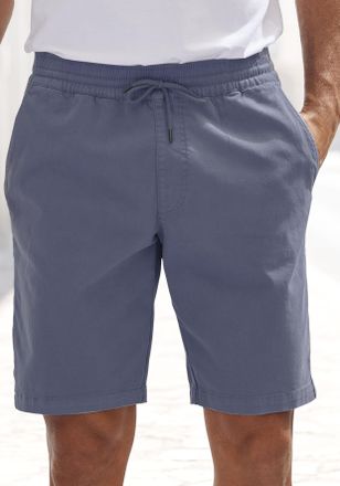 John Devin Shorts JOHN DEVIN Bermuda, Herren, Gr. XXL (60/62), N-Gr, blau (graublau), Web, Obermaterial: 97% Baumwolle, 3% Elasthan, unifarben, regular fit kurz,