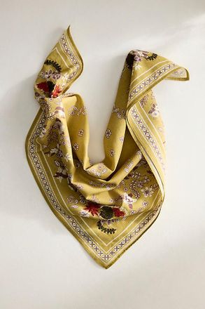 Terrain Embroidered Fall Floral Bandana
