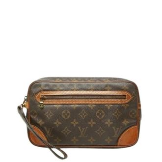 Louis Vuitton Pre-owned Clutches, male, Brown, Size: ONE SIZE Pre-owned Vintage Clutch Bag