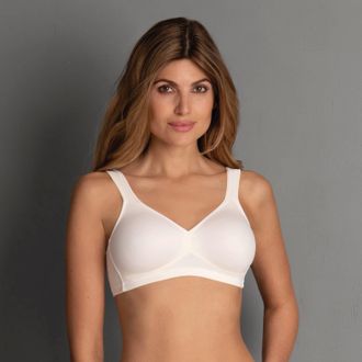 Rosa Faia Soft-BH ROSA FAIA Twin, Damen, Gr. 100, Cup E, beige (champagner), Stoff, Obermaterial: 70% Polyamid, 30% Elasthan, clean, leicht gl&auml;nzend, unifarben,