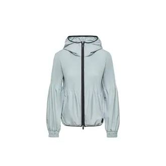 Moncler Moncler Anemone Pleated Hooded Jacket, Women, Green, Size: 00