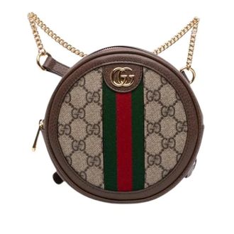 Gucci Pre-owned Ophidia Rugzak - Dames - Pre-owned - Bruin - Maat: ONE Size Leer