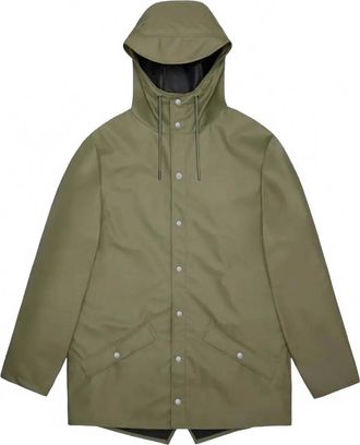 Rains Unisex Waterproof Rain Jacket In Marsh