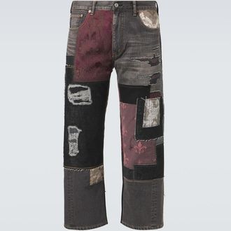 Junya Watanabe x Levis patchwork wide-leg jeans