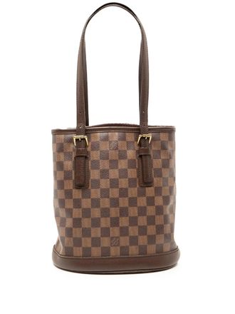 Louis Vuitton 2001 Damier Ebene Marais bucket bag - Brown