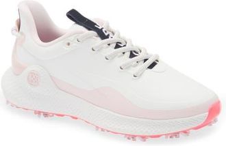 G/Fore MG4+ O2 G/LOCK Golf Shoe in Snow/Blush at Nordstrom, Size 9.5
