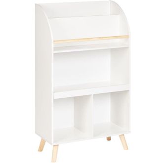 Beliani 3 Tier Bookcase LILOET 102 cm White