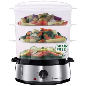 Russell Hobbs Vaporera De 3 Recipientes Cook@home Russell Hobbs