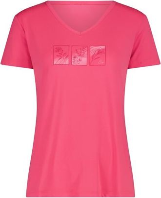F.lli Campagnolo T-Shirt V-Neck Funktionsshirt f&uuml;r Damen | rosa