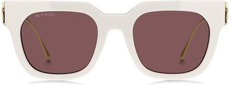 Etro Bold Pegaso square-frame sunglasses - women - Acetate - One Size - White