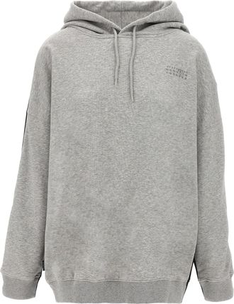 Maison Margiela Double-Front Brushed Cotton Hoodie - Black