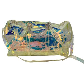 Louis Vuitton Louis Vuitton Monogram Prism Keepall Bandouli&egrave;re Tas in Multicolor PVC